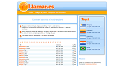 Desktop Screenshot of llamar.es